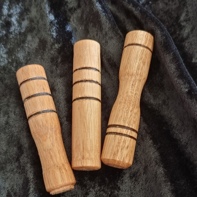 Three Wooden Sensory Sticks Sets.
